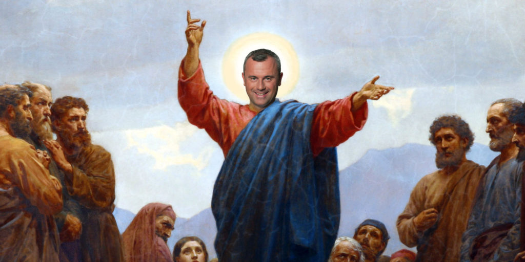 Hofer als Jesus