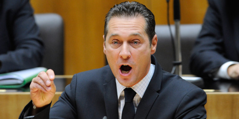 Strache erzürnt