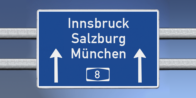 Autobahnschilder