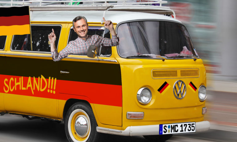 Deutscher Fanbus mit Norbert H.