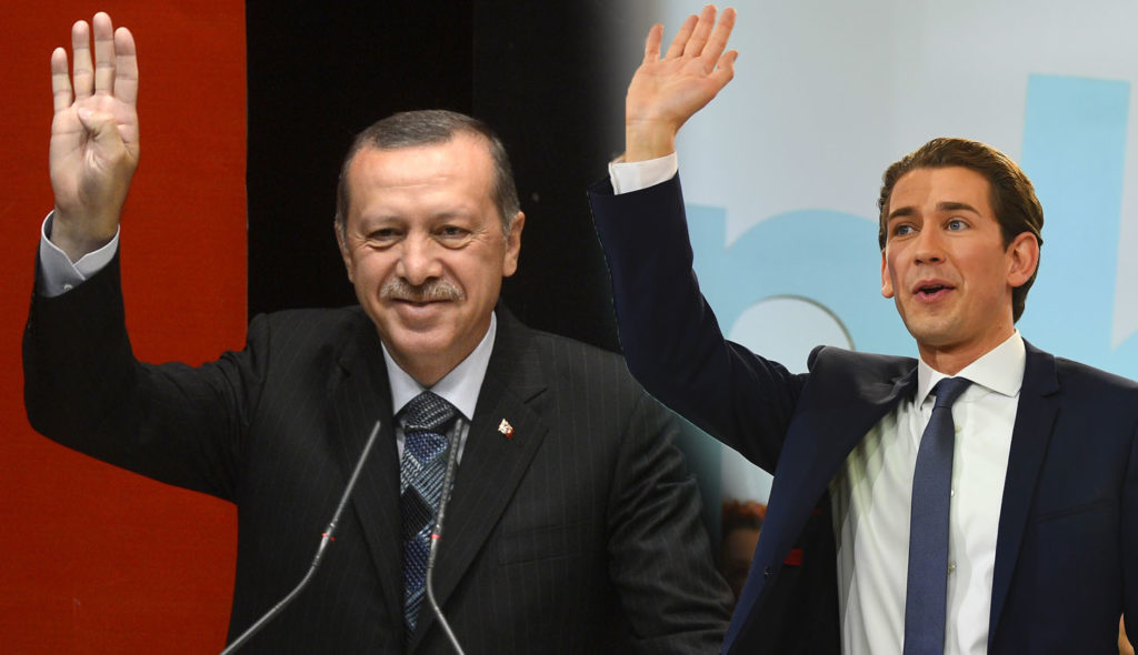 Erdogan bedankt sich bei Kurz für Schließung der Moscheen