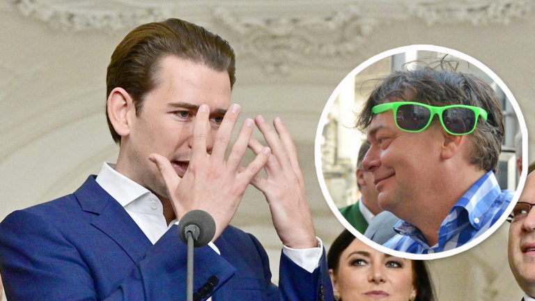 Sebastian Kurz entsetzt