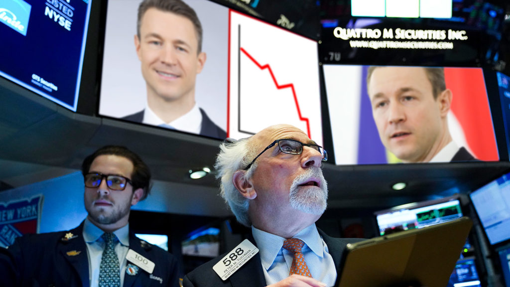Besorgte Trader