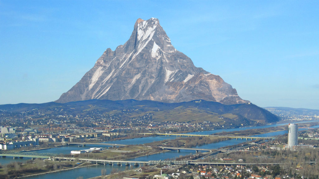 Riesiger Kahlenberg