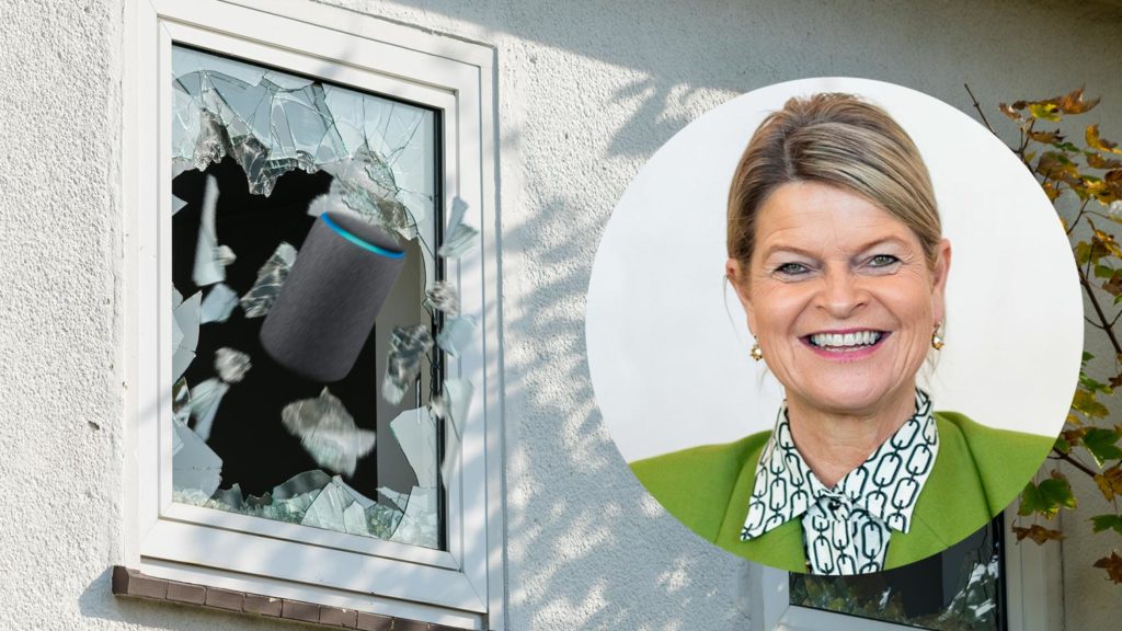 Alexa stürzt sich aus dem Fenster