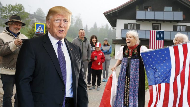 Trump im Kleinwalsertal