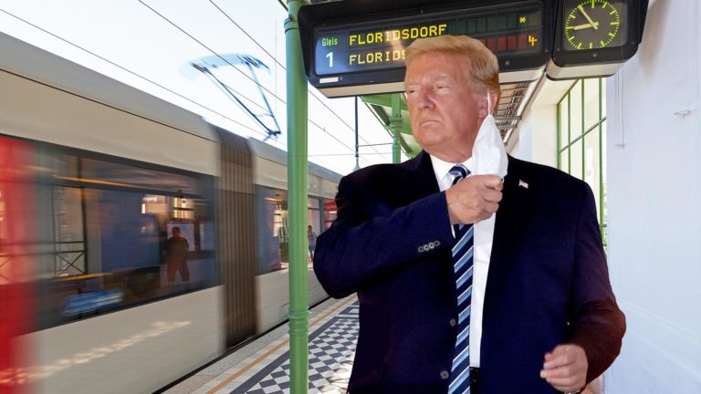 Trump in U6-Station