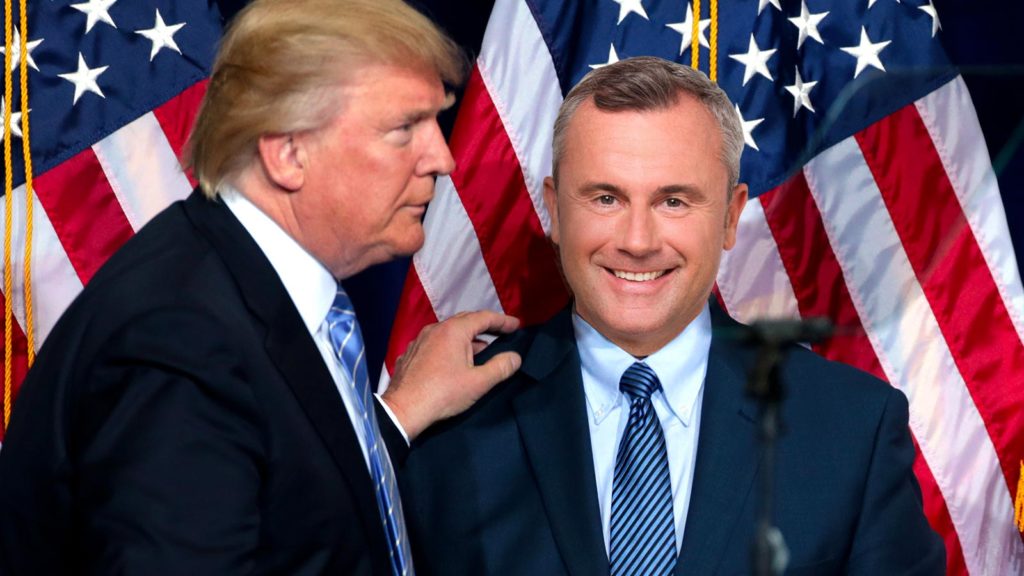 Trump umarmt Norbert Hofer