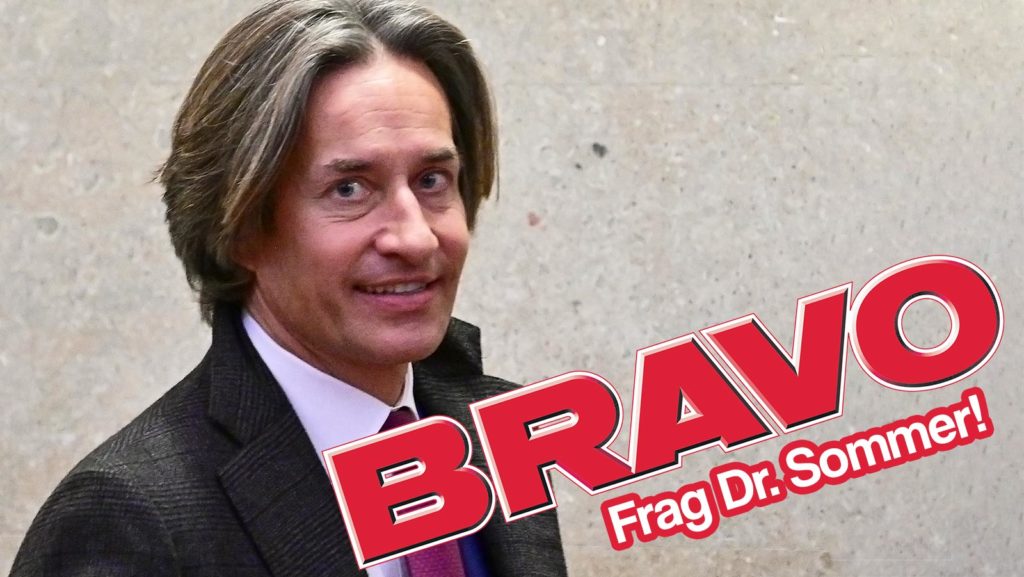 Karl-Heinz Grasser mit Bravo-Logo