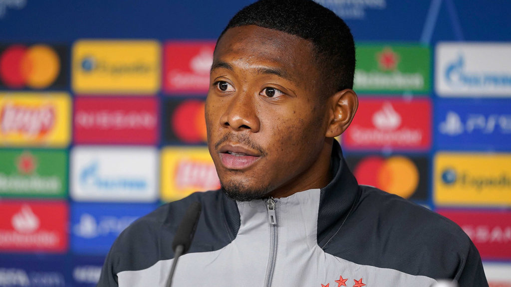 Alaba bei Pressekonferenz