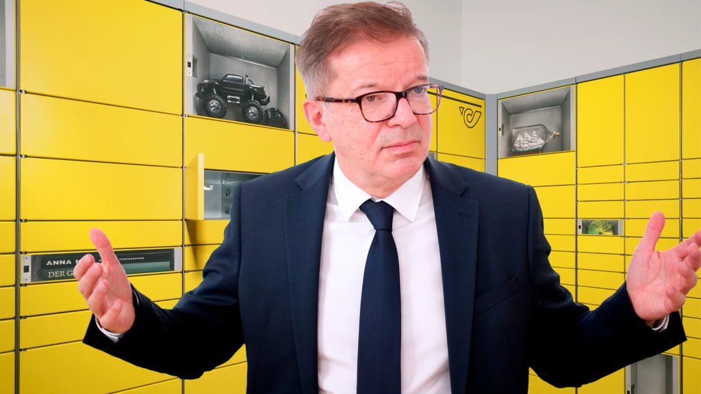 Anschober im Postamt