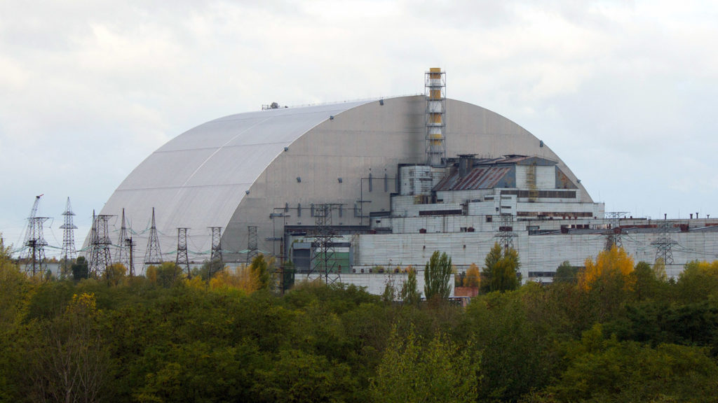 Sarkophag über Tschernobyl