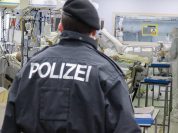 Polizist in Intensivstation