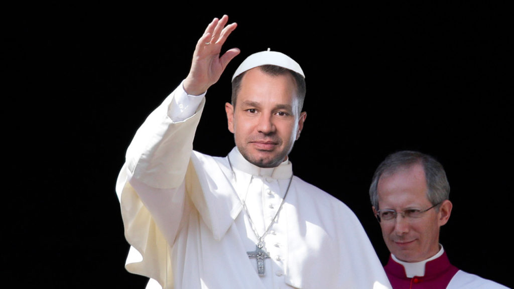 Thomas Schmid als Papst