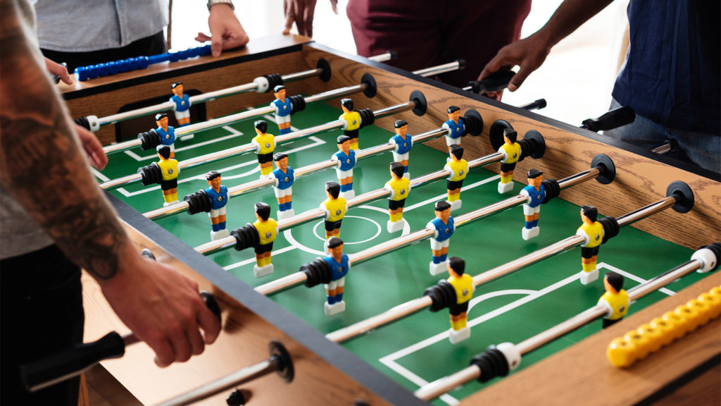 Tischfußball-Tisch