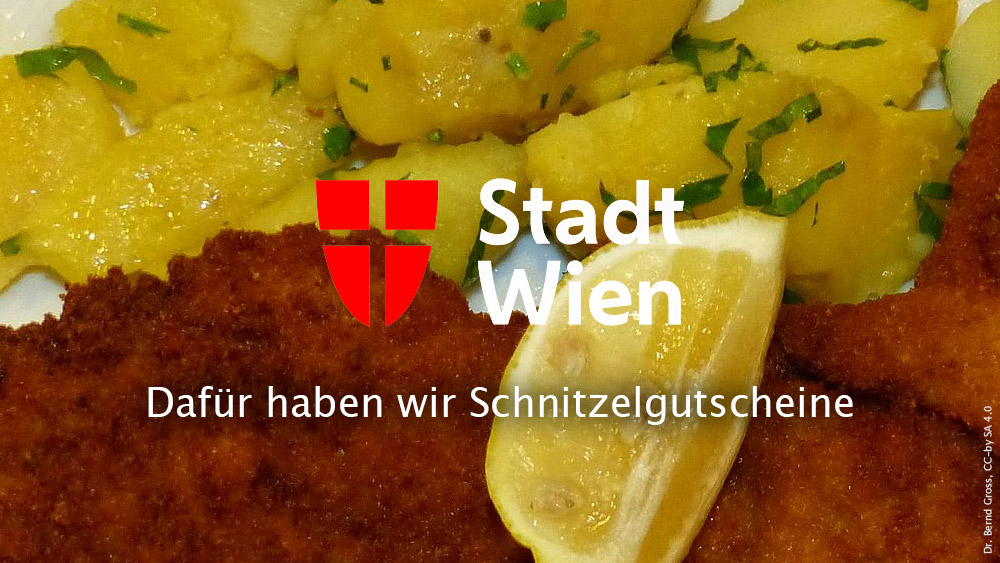 Dafür haben wir Schnitzelgutscheine