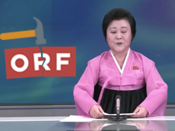 Nordkoreanische TV-Sprecherin