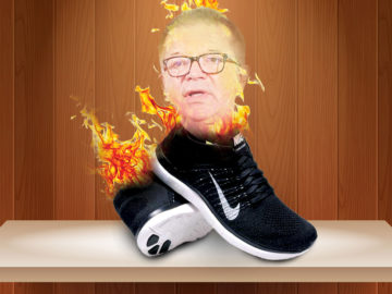 Anschober spricht aus brennendem Schuh