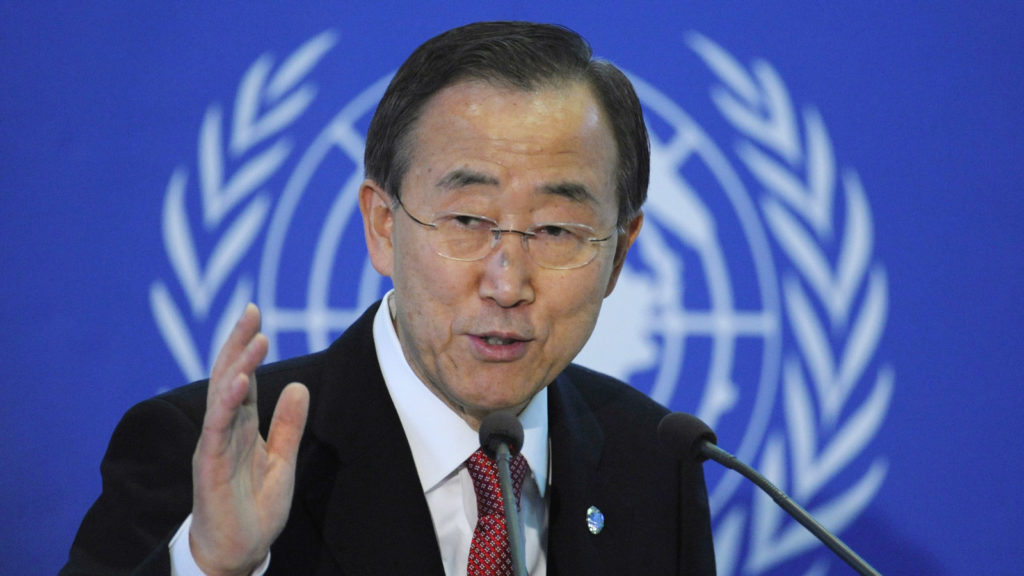 UN-Generalsekretär Ban Ki Moon
