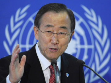 UN-Generalsekretär Ban Ki Moon