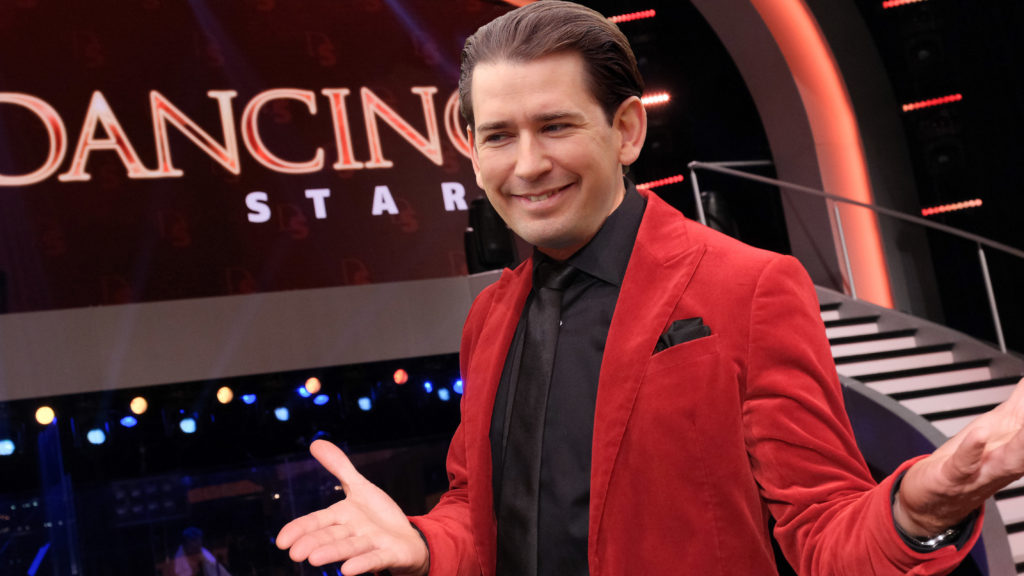 Kurz im Dancing Stars Studio
