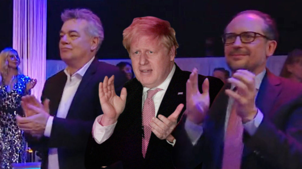 Johnson bei Gala
