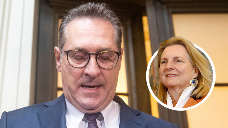 Beleidigter Strache