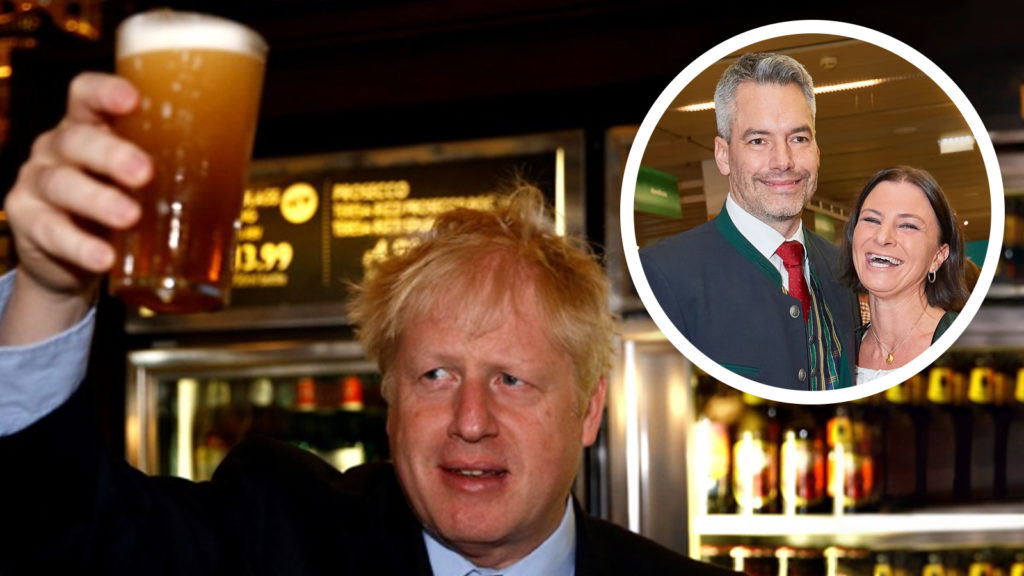 Boris Johnson prostet