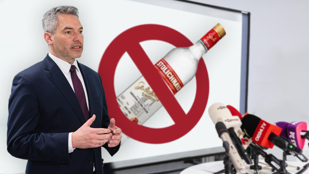 Nehammer prässentiert seine neuen Sanktionen