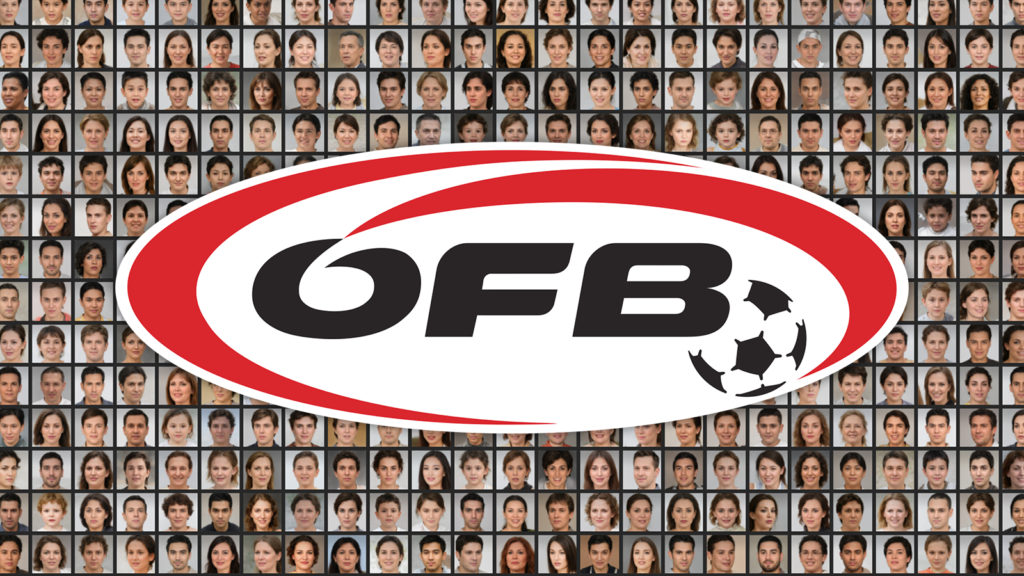 ÖFB Logo, hunderte Gesichter