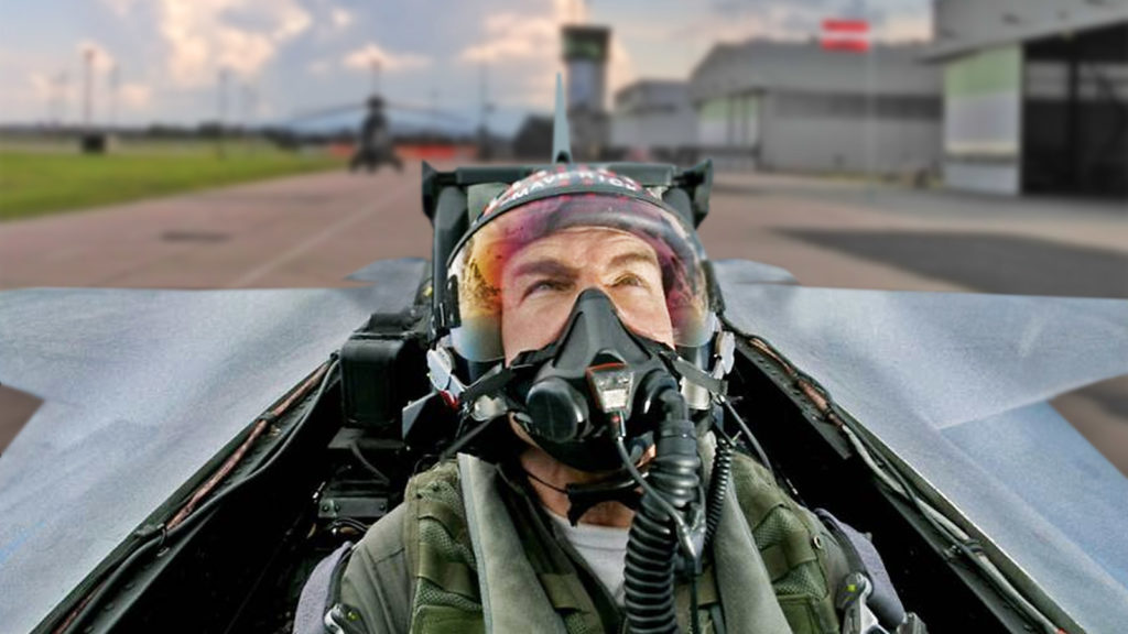 Tom Cruise im Eurofighter