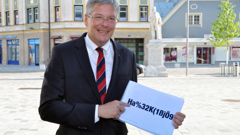 Kaiser zeigt Passwort her