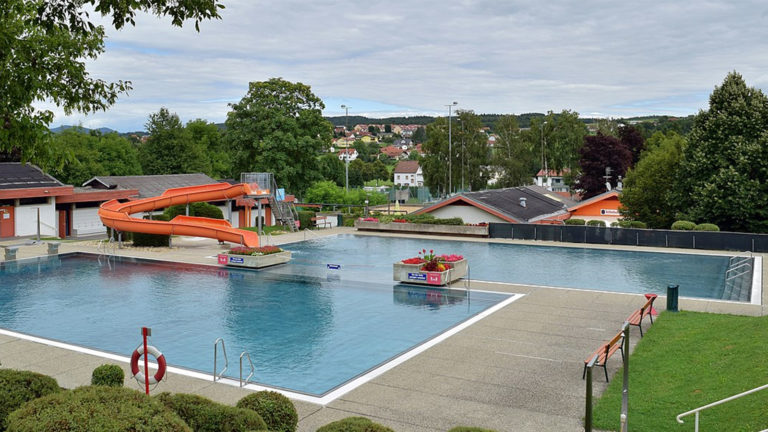 leeres Freibad