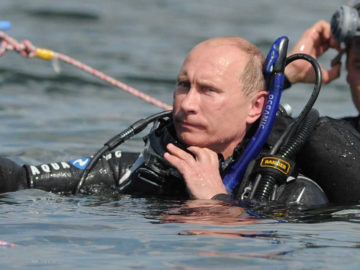 Putin beim Tauchen