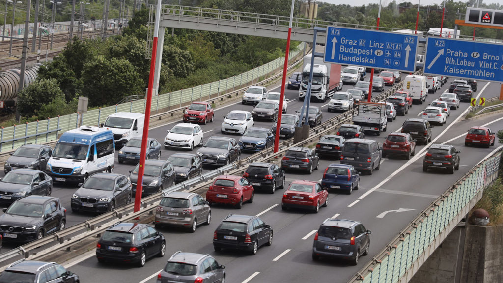 Stau auf der Südosttangente