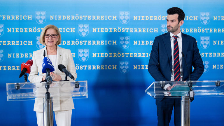 Mikl-Leitner und Landbauer