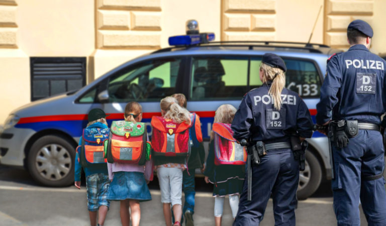 5 Kinder werden abgeführt