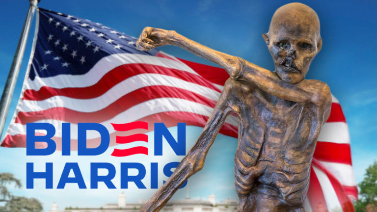 Ötzi als Biden