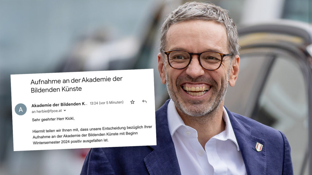 Kickl freut sich