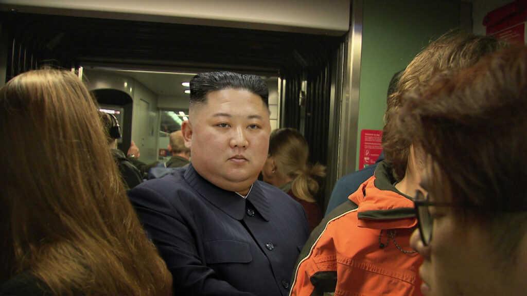 Kim Jong-un in überfülltem Railjet