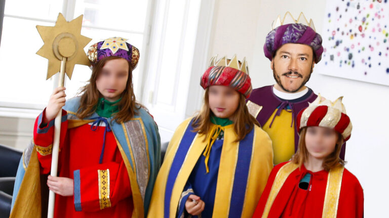 René Benko als vierter Sternsinger