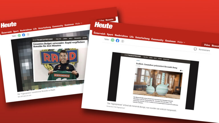 Heute-Screenshots