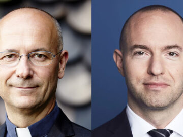 Marsalek und Dompfarrer Toni Faber