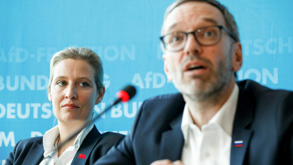 Weidel neben Kickl