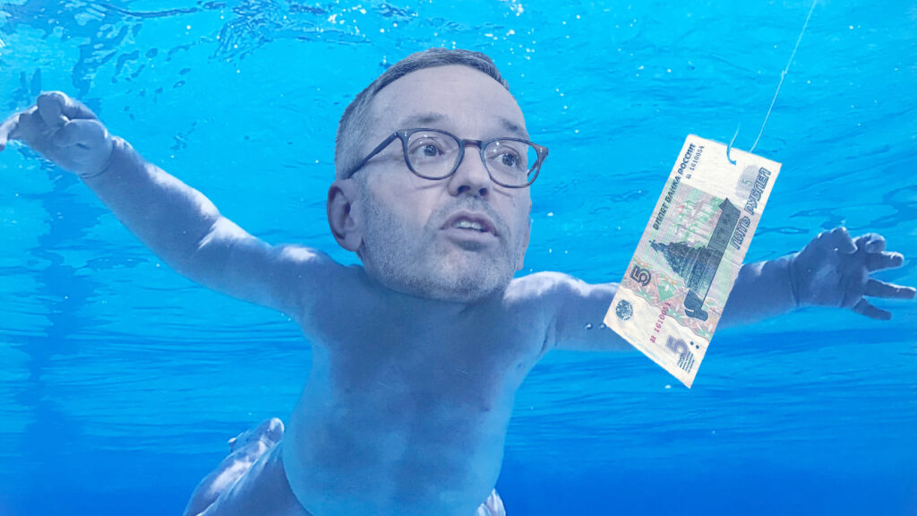 Kickl am Cover von Nevermind