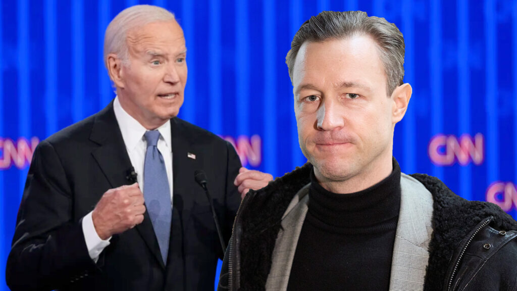 Gernot Blümel neben Joe Biden
