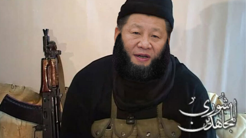 Xi Jiping mit einer Ak-47.