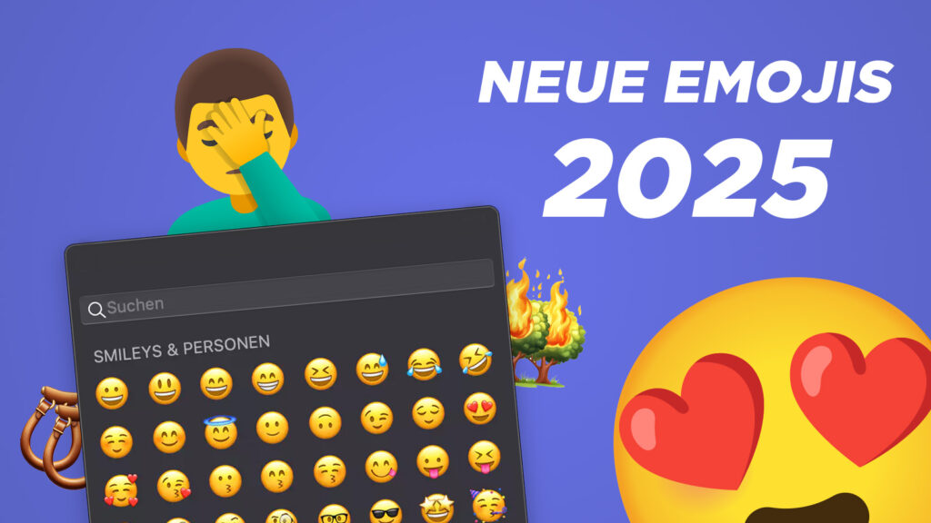 Das Bild zeigt verschiedene Emojis.
