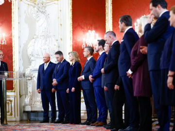Neue Regierung wird angelobt