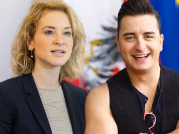 Andreas Gabalier neben Eva Maria Holzleitner